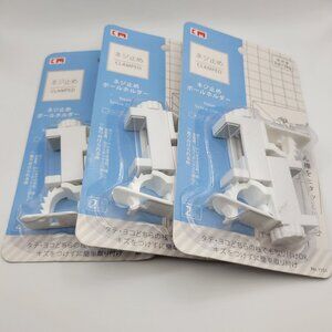 Curtain Rod Brackets ,Heavy Duty Plastic, 3 Packs, NIB